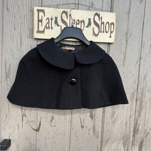 Rinascimento Elegant Black Cape